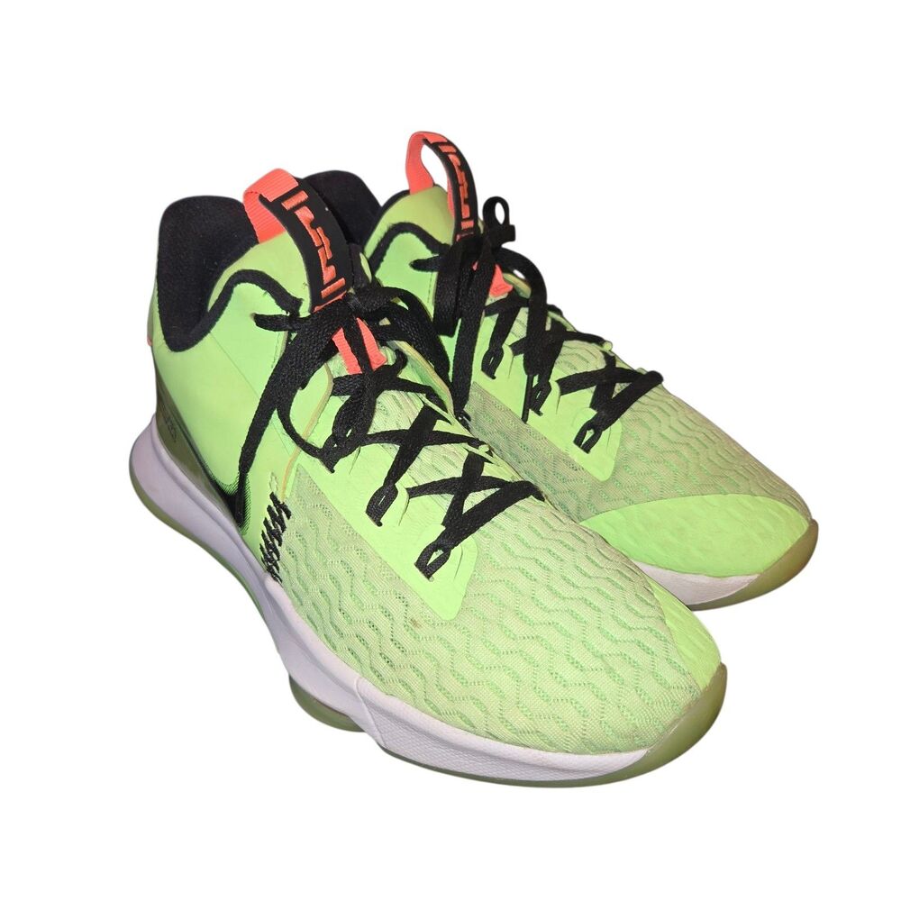Nike Lebron Witness 5 Grinch Lime Glow Black Men's Basketball Size 9 CQ9380-300